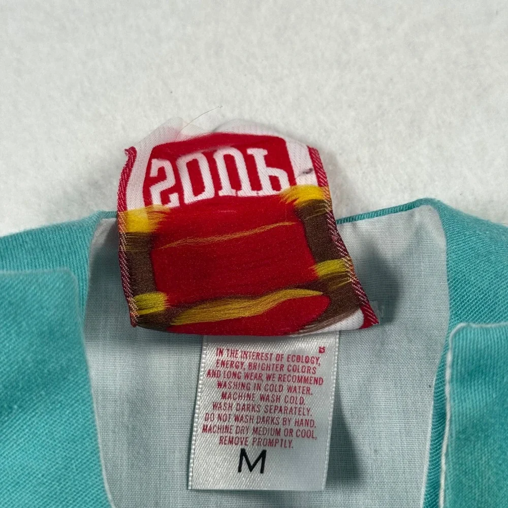 Vintage Chocolate Soup Teal Plaid Teddy Bear Bubble Romper Baby 9-12 months